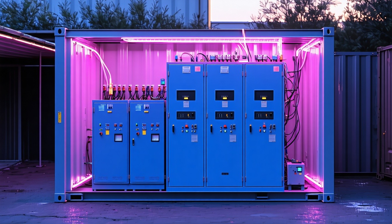 large battery system  outdoors container-1