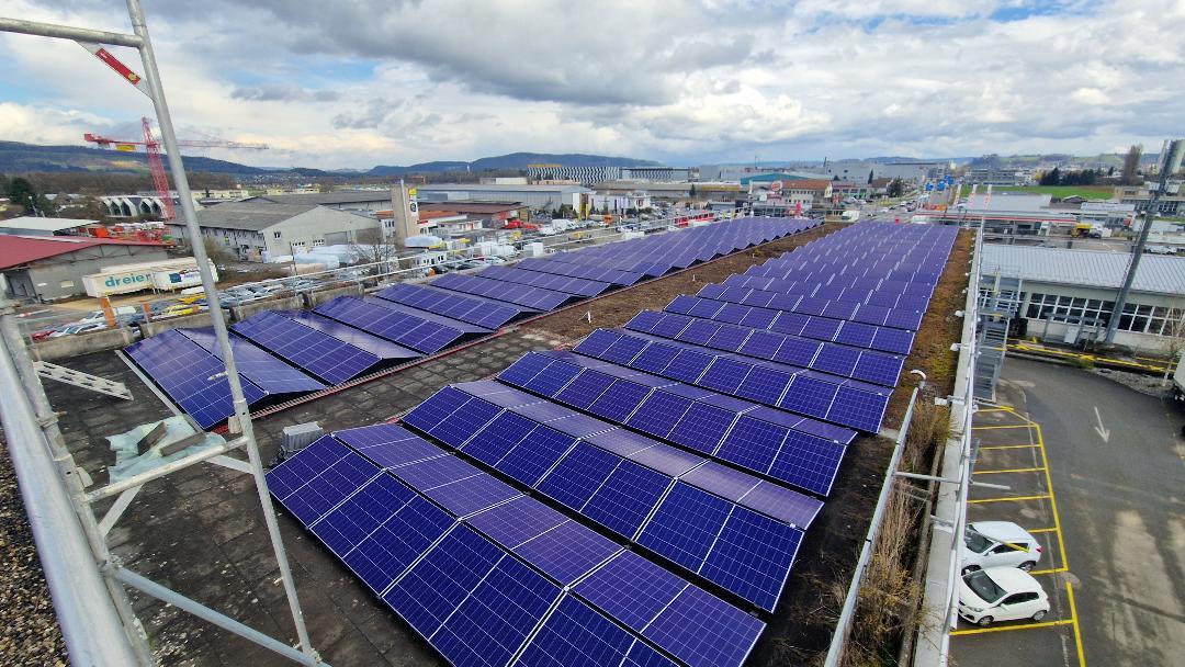 151 kWp PV installation, Hunzenschwil